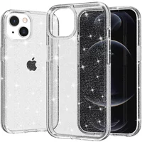 Super Hard 6FT Protection Transparent Glitter Case for iPhone 17 Pro Max/16/15/14/13/12/11/XR/8 Plus/SE 2 Shiny Sparkle Cover