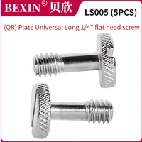 1/4 Screw DSLR Camera Mount Quick Release Plate Long Screw Adapter 20-thread Iron Screw For The Camera Quick Shot Plate