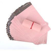 INPLUSTOP – nouveaux sacs de rangement d'enveloppe de couleur rose, sac d'expédition de courrier en plastique PE, pochette étanche auto-adhésive, sacs d'expédition