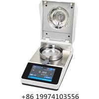 Moisture Tester 0.001g Medical Grain Food Coffee Halogen Moisture Analyzer for Lab