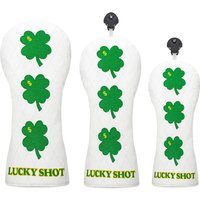 1pc/3pcs Four-Leaf Clover Dollar Design Style, Driver, Fairway Wood Club, Hybrid Head Cover, Suitable for Male And Female