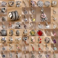 Hot Selling 925 Silver,Sheep,Dog Claws,Snake Bead Flower,Dog Pendant Fit Original Bracelet DIY Accessories Exquisite Jewelry