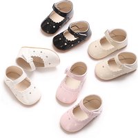 Fashionable and Elegant Mary Jane Shoes Suitable For 0-1 Year Old Babies and Girls Lightweight Walking Shoes