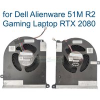 CPU GPU Cooling Fan for Dell Alienware Area 51M R2 P38E P38E001 RTX 2080 Gaming Laptop CN-0TPV77 0TW5V8 EG80151S1-C010/C020-S9A