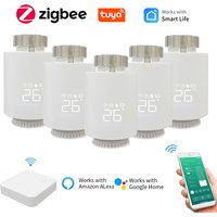 Tuya Smart ZigBee 3.0 termostatyczny zawór grzejnikowy TRV Zigbee termostat zawór grzejnikowy regulator temperatury Alexa Google Home