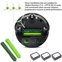 Washable Roller Side Brushes Hepa Filters For iRobot Roomba i7 i7 + Plus Romba E5 E6 Robot Vacuum Cleaner Parts Accessories