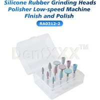 12Pcs Silicone Polishing Rubber Grinding Heads for Low-Speed Polishing