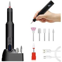 Electric Nail Drill Cordless Nail File Manicure Pedicure Polish Kit for Acrylic Gel Nail Rechargeable Professional Nail Grinder