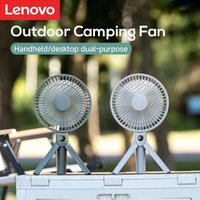 Lenovo Foldable Tripod Handheld Fan 3000mAh 4-Speed Rechargeable Fan LED Digital Display Portable Fan for Outdoor Travel Camping