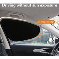 2pcs Universal Car Side Window Sunshade Sun Protection Sun Block Curtain Auto Interior Sun Visor Mesh Cover Car Additions
