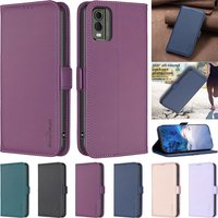NOKIA C32 Case For Nokia C32 Leather Wallet Case For Nokia C 32 NokiaC12 C22 Cover Luxury Magnetic Soft Phone Protect Cases Etui