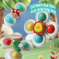 Baby Toy Spinning Top Cartoon Animal Fun Image Enhances Hand-Eye Coordination Increases Concentration Boredom Buster Educational