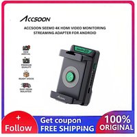 Accsoon Seemo 4K Android HDMI Phone Adapter Video Transmitter 4K30/1080p60, Charge Smartphone,Receording,Live Streaming