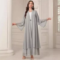 Muslim Long Abaya Dress Turkey Islamic Women Robe Hijab Headscarf Sashes Morocco Kaftan Dubai Arabic Jalabiya Modest Vestidos