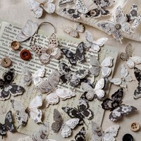Butterfly Sticker Pack 25/150 Pcs Cute Aesthetic Self Adhesive Decor for Junk Journal Scrapbooking Creative Stationery Supplies