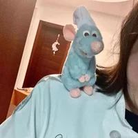 cute mouse New Cute Remy Toy with Shoulder Magnet Strong Hold Chef Mouse for Girls Costume Cosplay Shoulder Doll Decoration