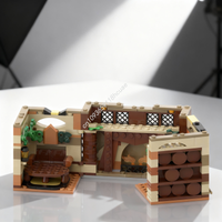 301pcs MOC Harry HP Common Room Modification Model Building Blocks Construction DIY Idea Toys Christmas Gifts Brick Education