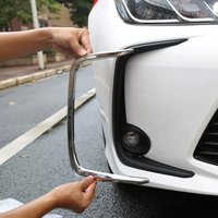 Abs Chrome Front Bumper Fog Lamp Trim Cover Garnish For Toyota Corolla Sedan 2019 2020 2021 2022 2023 2024