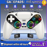 Wireless Controller Gamepad For Playstation 5 PS5 Console Gaming PS5 Controller With Turbo Dual Sense Vibrate Hall Joystick