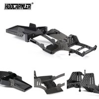 Forward Skid Carbon LCG Chassis Builder's Kit with Cheater Bed Boat Sliders for AR44 AR45 Capra F10 Portal Axle Power Wagon Cab