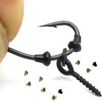 75pcs Carp Fishing Hook Connect Hook Beads Swivel Ready D-rig Line Aligner Hair Rigs Zig Rig Method Feeder Accessories Tackle