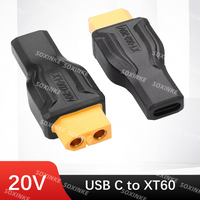 USB C Male to XT60 Female Adapter Type-C to XT60 Charging Connector Plug for Toolkitrc Model Energy Storage Outdoor Power 100W