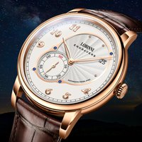 Switzerland LOBINNI Luxury Brand Micro-Rotor Automatic Mechanical Men's Watches Sapphire 50M Waterproof Ultra-thin Clock L1999
