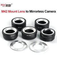 M42 Lens Adapter Camera Lens Convertor Adapter Ring for M42 Mount Lens to Sony E Nikon Z NIkon F Canon EOSR EOSM EF Olympus L FX