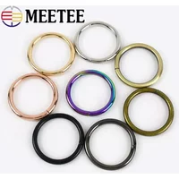 5/10Pcs Metal O Ring Buckles for Bag Strap Dog Collar Clasp Webbing Belt Hooks KeyChain Loops DIY Handbag Hardware Accessories image 4