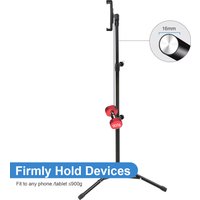 360-degree adjustable floor stand, supports 4.5-12.9-inch iPad/mobile phone/tablet, suitable for tablet phones and smart phones, flexible and easy to use