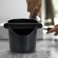 Barista Coffee Knock Box AntiSlip ShockAbsorbent for Cafe Grind Dump Espresso Grounds Waste Bin Portafilter Tools Accessories