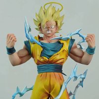 Dragon Ball Z Super Saiyan 2 Goku Figure Battle Damaged Version Goku Statue Pvc Model Action Figure Desktop Collectible Toy Gift