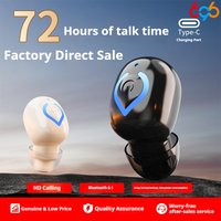 Mini Bluetooth Headset Headphone With Microphone TWS Wireless Earphone Music Earpiece For Cellphones In-Ear HD HiFi Stereo Lady
