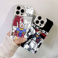Cartoon G-Gundams Phone Case For IPhone 16 15 14 13 12 11 17 Pro MAX Plus Pro Matte Shockproof Cover