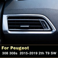 Air Conditioner Outlet Frame Decor Cover Auto Interior Mod Parts For Peugeot 308 308s T9 SW 2015-2019 Wear-resistant