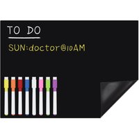 Simple PET Magnetic Blackboard Erasable Removable Fridge Planner Reusable A3/A4/A5 Message Board Office