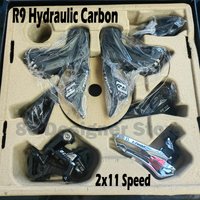 LTWOO Hydraulic Disc Brake Shifter R9 2X11s Hydraulic Road Groupset 22S/11S Carbon Fibre Hydraulic Shifter Hydraulic Caliper R9