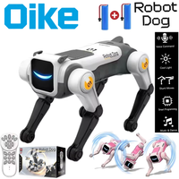 RC Mechaniczny Pies Inteligentny Robot Pies RC ze Sztuczną Inteligencją, Sterowany Głosowo, Programowalny, Śpiewający, Tańczący, Elektroniczny, Wykonujący Akrobacje, Bioniczny, Inteligentny Robot Pies