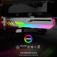 Customized Video Card Stand GT8 Horizontal Graphics Card Bracket 5V 3Pin ARGB GPU VGA Holder Desktop PC Case DIY Accessories
