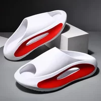 High quality New Slippersr Men Women Eva Soft Bottom Slippers Thick Bottom Comfortable Shock-absorbing Lightweight Beach Shoes