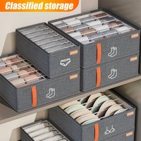 Underwear Storage Box Socks Underwear Storage Drawer Division Multifunctional Household Wardrobe Classification Organizers
