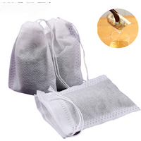100Pcs/lot Disposable Tea Bags Empty Tea Bag with String Heal Seal Filter Paper for Herb Teabags for Loose Tea