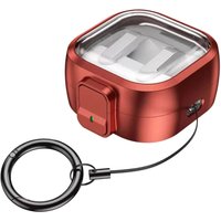 Hard PC Transparent Case For Samsung Galaxy Buds4 Pro Shockproof Protective Cover With Switch Lock Snap On Closure For Buds