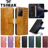 Magnetic Flip Wallet Case For Samsung Galaxy S8 S9 Plus S10 Lite Note 10 8 9 20 Ultra Note20 Phone Cover Leather Holder Coque