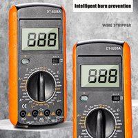 Tools Multimeter, Digital Manual-Ranging Voltmeter, Tests Batteries, AC/DC, Current, Resistance, Diodes, and Continuity