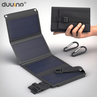 30W Foldable solar panel 4 Fold portable solar panels charger USB DC Full time power solar panel mobile power supply