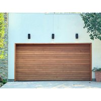 Custom Automatic Sectional Garage Doors Overhead Electric Aluminum Temper Glass Full View Glass Garage Door with High Quality