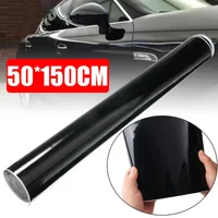 AliExpress NONE Gloss Black Car Body Film Vinyl Wrap Decals Self Adhesive Sticker Motorcycles Bike Auto Skin Color Changing Films 150*50cm
