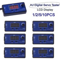 HJ RC Servo Tester 4 Servos ESC Consistency Checker for RC Airplane Helicopter Car Digital Multi-functional Steering Tools
