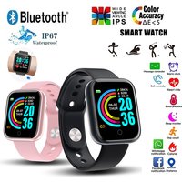 Y68 Color Screen Pedometers Sport Watches Bracelets D20 Heart Rate Blood Pressure Fitness Smart Wristband For Children Men Women